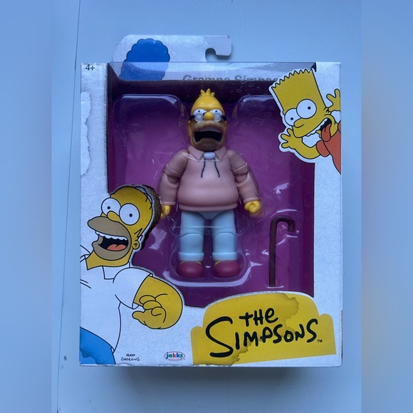 Simpsons Other - The Simpsons Wave 5 Grandpa Action Figure (Cane)